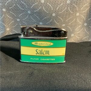 Vintage SALEM Zenith Menthol Fresh Flat Lighter USED NOT TESTED #18250